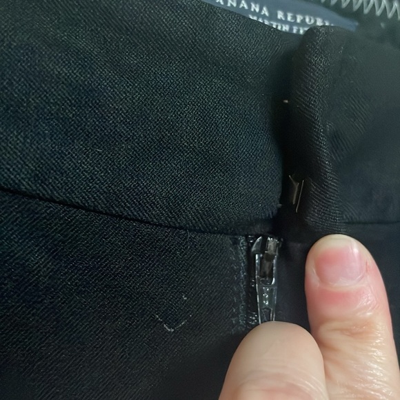 Banana Republic size 00 Petite Black Martin Fit Stretchy Dress Pants - Picture 5 of 11